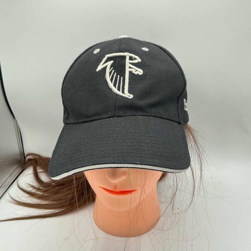 City Hunter Atlanta Falcons Black and White Cap with Logo